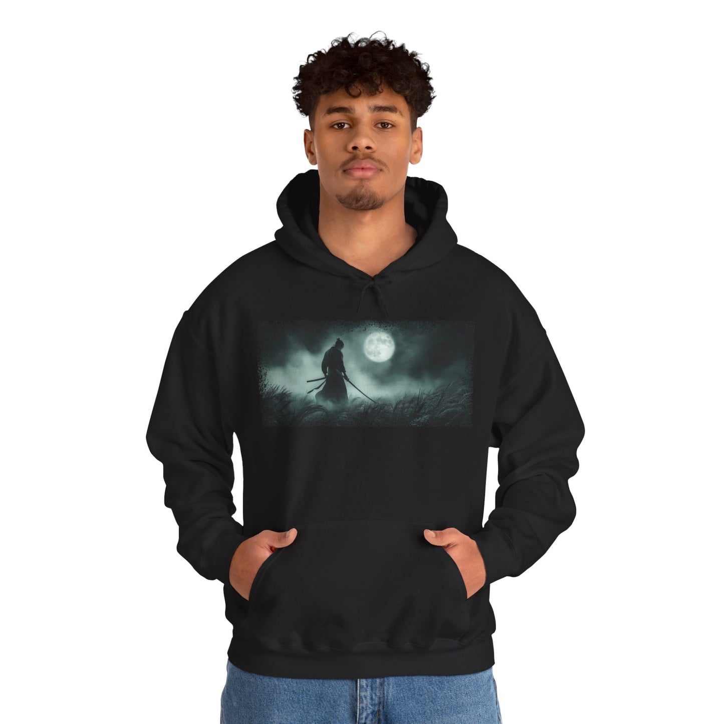 Graphic Hoodie — “Moonlight” Design — NJapanese Streetwear Clothing