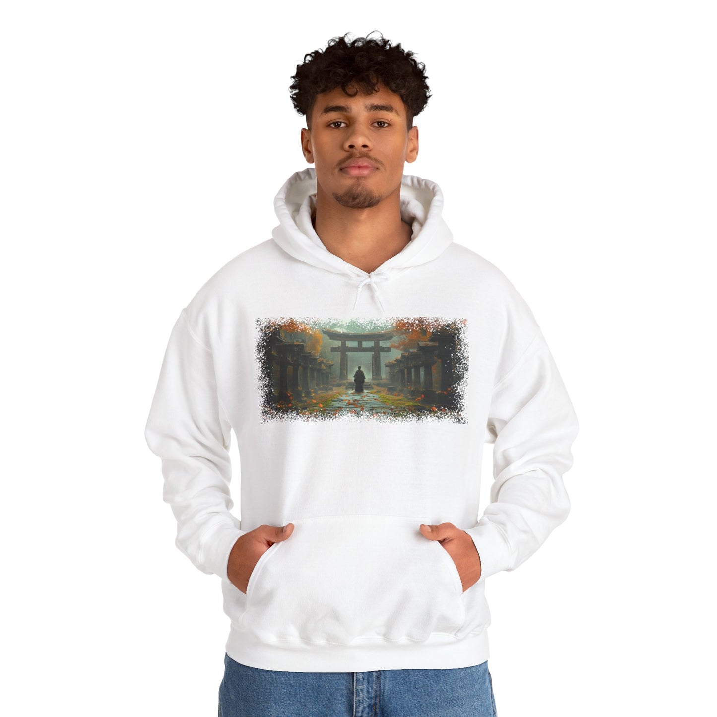 Graphic Hoodie — “Torii” Design — Japanese Streetwear Clothing