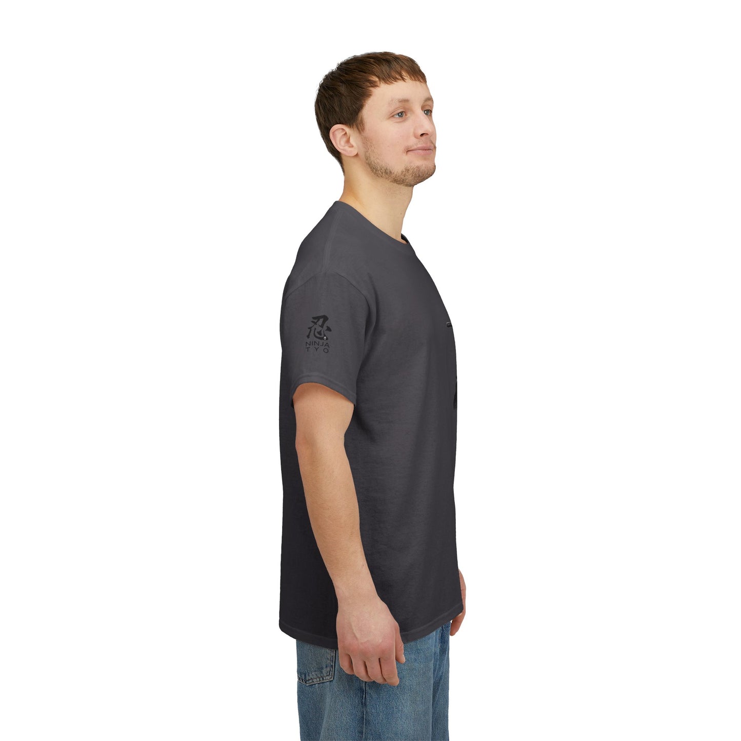 Men’s Graphic T-Shirt — “Parry” Warrior Design — Ninja, Samurai, Ronin, Japanese Streetwear Tee