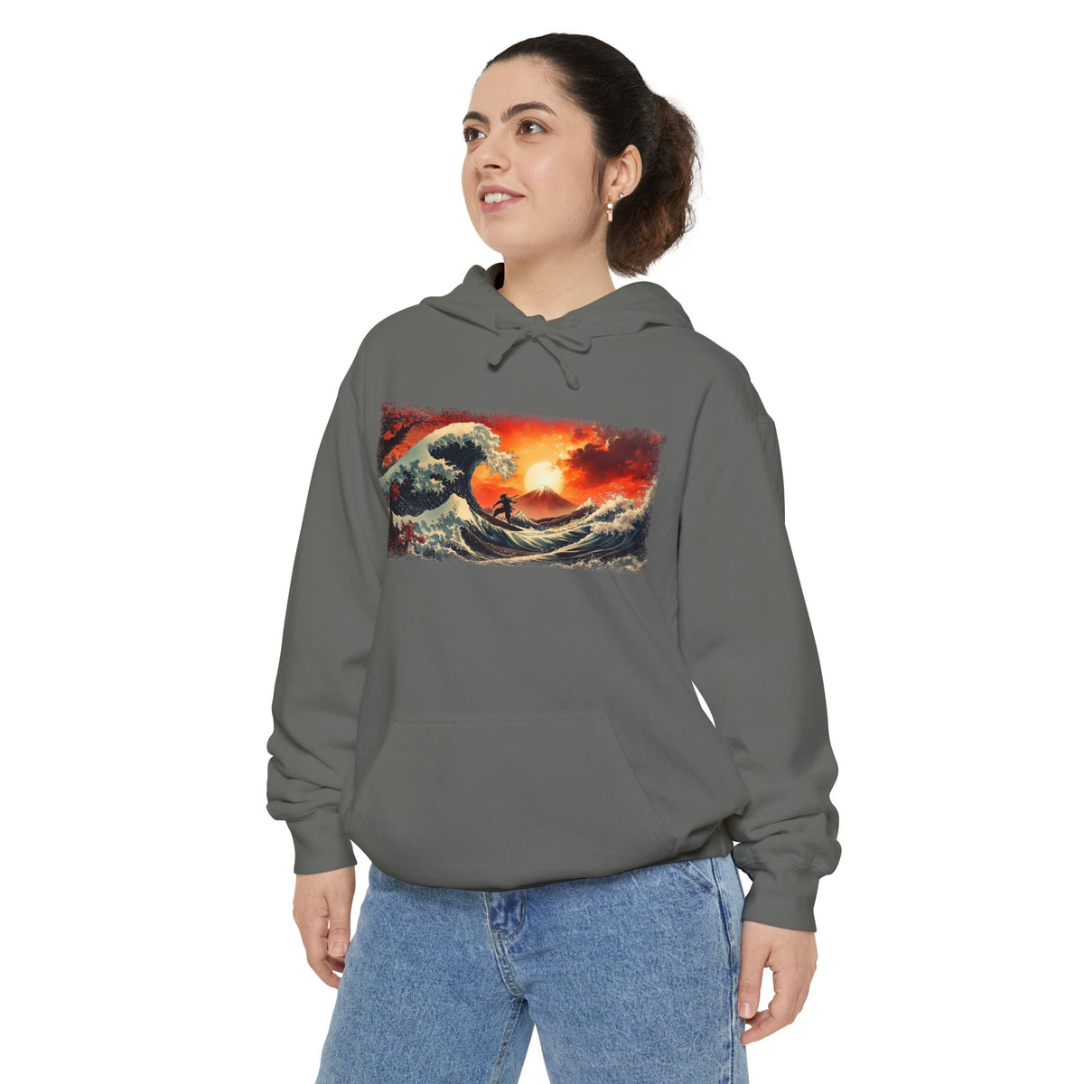 Great Wave of Kanagawa Graphic Hoodie — Japanese Streetwear | NINJA TYO